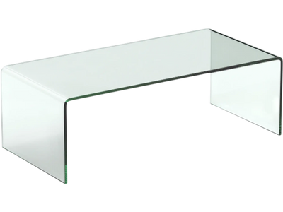 Costway Glass Coffee Table 40 x 19.5 x 13.5