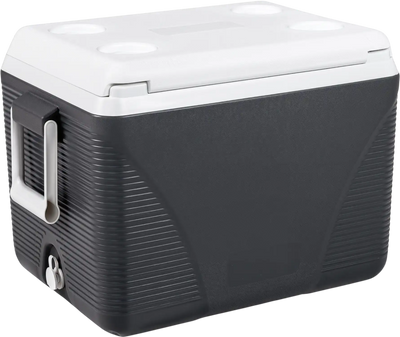 Costway 43.3 Qt Portable Hard Cooler w/ Handles & 4 Cup Holders 16973212 New