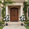 43.5" Artificial Hydrangea Tree 2 Pack-Pink - Gallery View 1 of 10