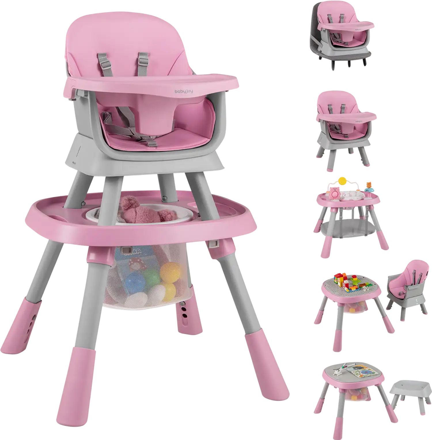 Costway 16-in-1 Baby High Chair Activity Center Booster Seat 62560628 New