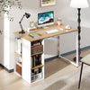45 Inch Computer Desk with 5 Storage Compartments and Metal Frame - Gallery View 1 of 10