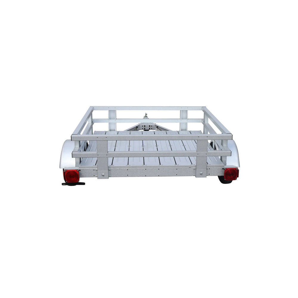 Stirling Kit Trailer 4 x 4 ft. 765 lb. Capacity with Side Rails Floor Planks New