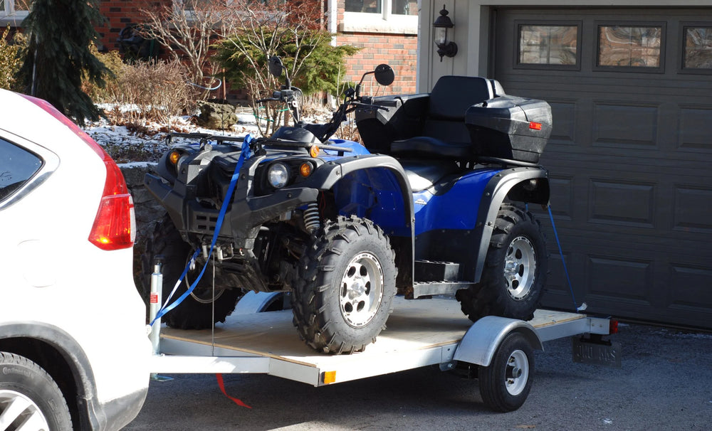 Stirling Open Frame Kit Trailer 4 x 8 ft. 1,000 lb. Capacity 8 in. Tires New