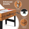 Close-up of the 48-inch multi combo game table featuring soccer, billiards, and hockey with premium MDF material.