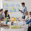 48 x 36 Inches Rolling Double-Sided Whiteboard with Magnetic Surface-White - Gallery View 1 of 10