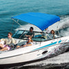 Vevor 4-Bow Bimini Top Boat Cover 900D Polyester Canopy 8' x 91"-96" x 54" Aluminum Frame Waterproof New