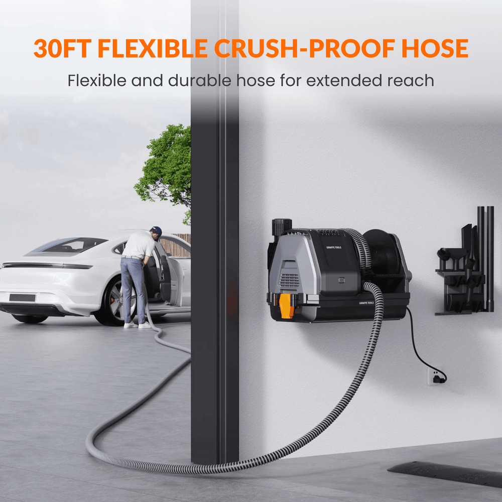 Giraffe Tools Grandstorm Retractable Vacuum Cleaner 30/50 ft New