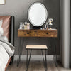 Industrial Makeup Dressing Table with 3 Lighting Modes-Rustic Brown - Gallery View 1 of 13