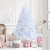 6 Feet Iridescent Tinsel Artificial Christmas Tree with 792 Branch Tips - Gallery View 1 of 12