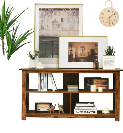Costway 3-Tier Wood TV Stand for 55