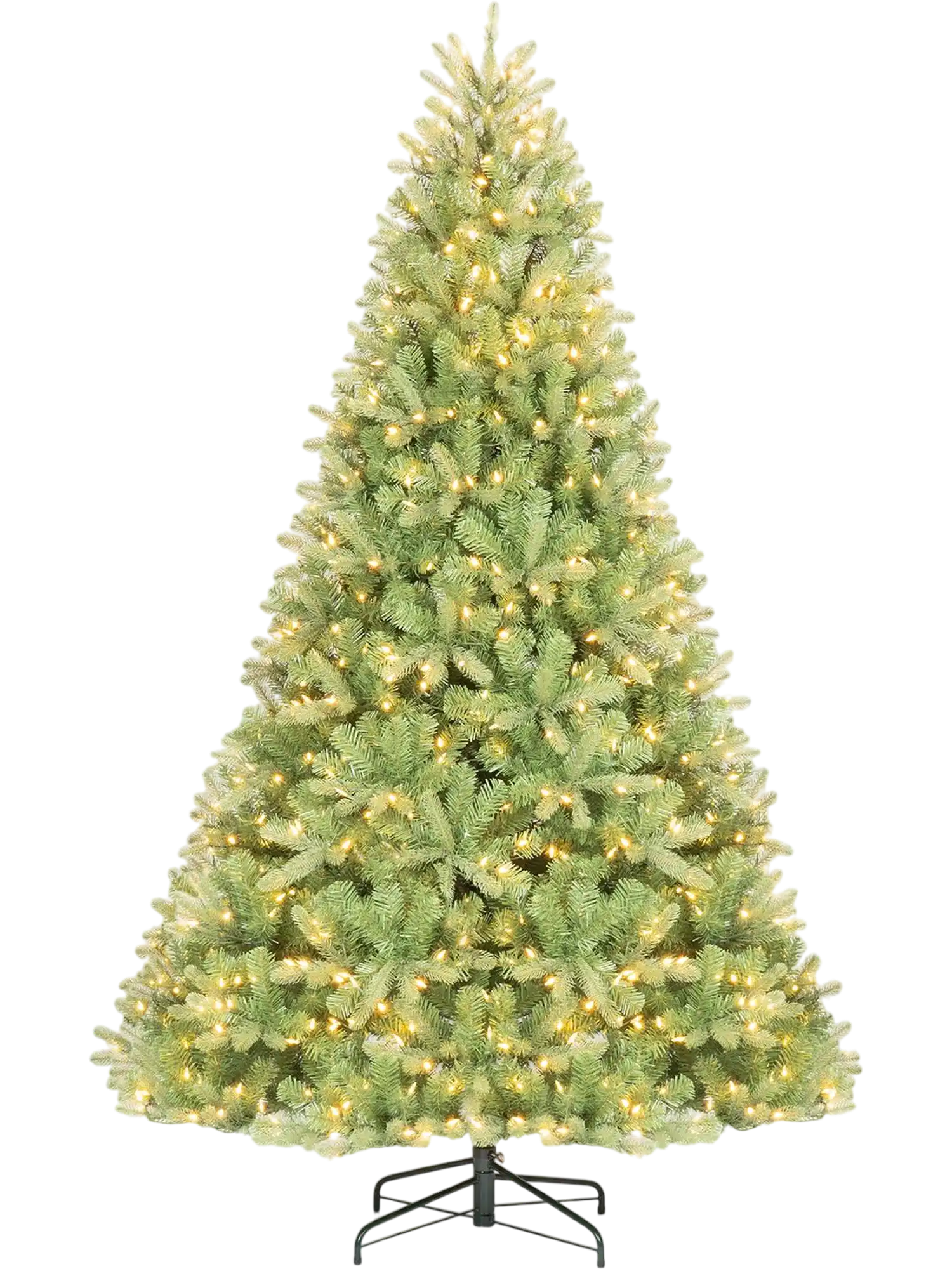 Costway Pre-Lit Artificial Christmas Tree Warm White LED 4.5/7.5' 67675646 New