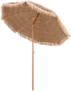 7.2 Feet Patio Thatched Tiki Umbrella Hawaiian Hula Beach Umbrella