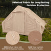 Inflatable camping tent for 4-6 people, featuring waterproof 300D Oxford fabric and durable 840D PVC bottom for outdoor.