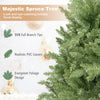 Majestic 4 FT artificial Christmas tree features 559 full branch tips and realistic PVC leaves for festive decor.