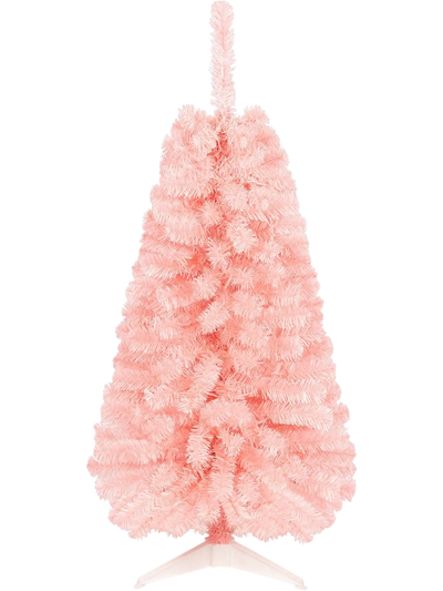 Costway 4' Artificial Christmas Tree 110 Tips 50 Warm White LED Lights 62476534 New