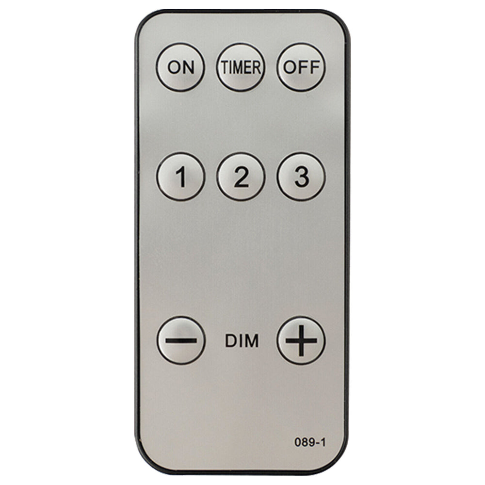Remote control for 4 Feet Pre-Lit Potted Christmas Tree, featuring timer, dimming, and three lighting modes.