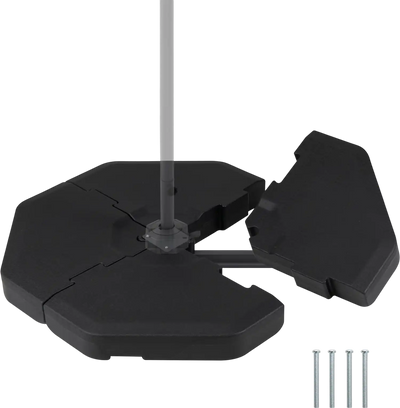 Costway 4-Pc Patio Cantilever Offset Umbrella Base Plate Weight Set 04925738 New
