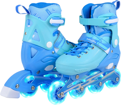 Costway Adjustable Light-Up Inline Skates Toddlers Ages 5-7 81621926 New