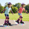 4-Size Adjustable Light-Up Inline Skates for Toddlers Ages 5-7-Pink - Gallery View 1 of 10