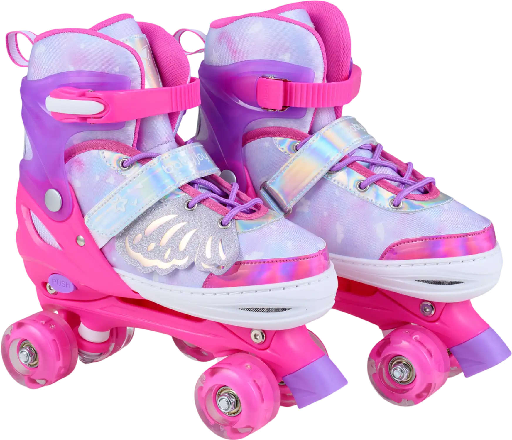 Costway Adjustable Kids Roller Skates Light-Up Wheels Ages 9-14 72017805 New