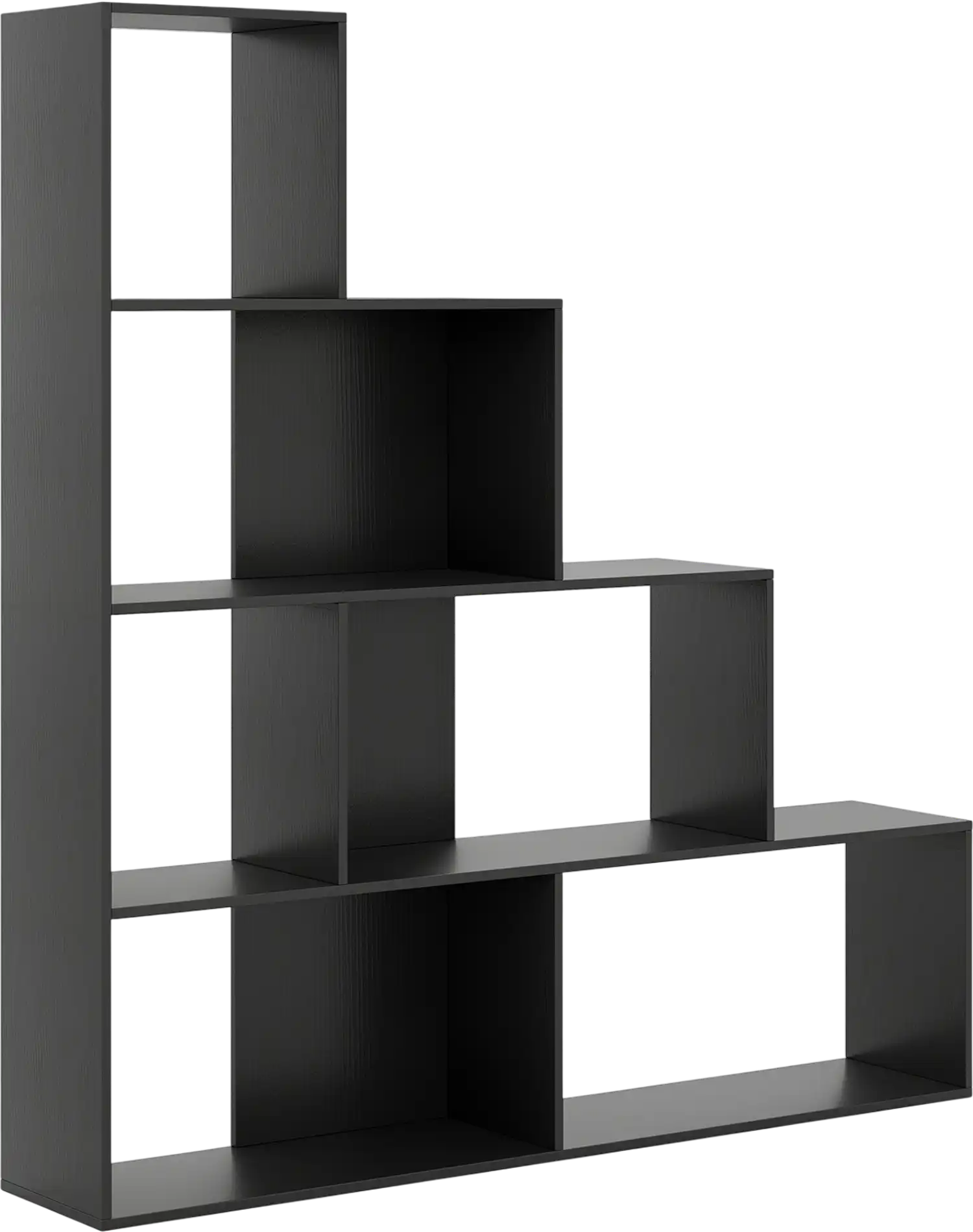 Costway 4-Tier Stepped Bookshelf Ladder Storage Shelf 6 Cubes 28495610 New
