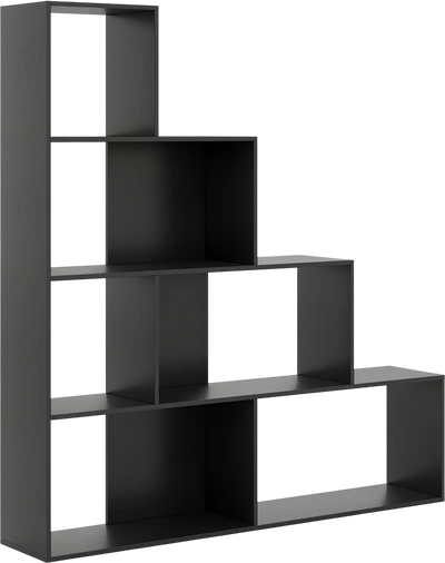Costway 4-Tier Stepped Bookshelf Ladder Storage Shelf 6 Cubes 28495610 New