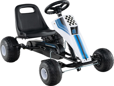 Costway Kids 4-Wheel Pedal Go Kart Ride-On Toy w/ Steering Wheel & Handbrake 20818336 New