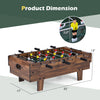 4 in 1 Combo Game Table Set with foosball, billiards, and hockey, featuring dimensions of 32" x 17" x 12" for versatile.