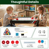 4-in-1 Multi Game Table features foosball, hockey, billiards, and table tennis with complete accessories for family fun.