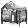 4 in 1 Portable Baby Nursery Center with Net and Music Box-Gray - Gallery View 1 of 9