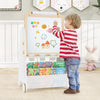 4-in-1 Toddler Activity Table Set with Magnetic Whiteboard and Chalk Board-Natural - Gallery View 1 of 10