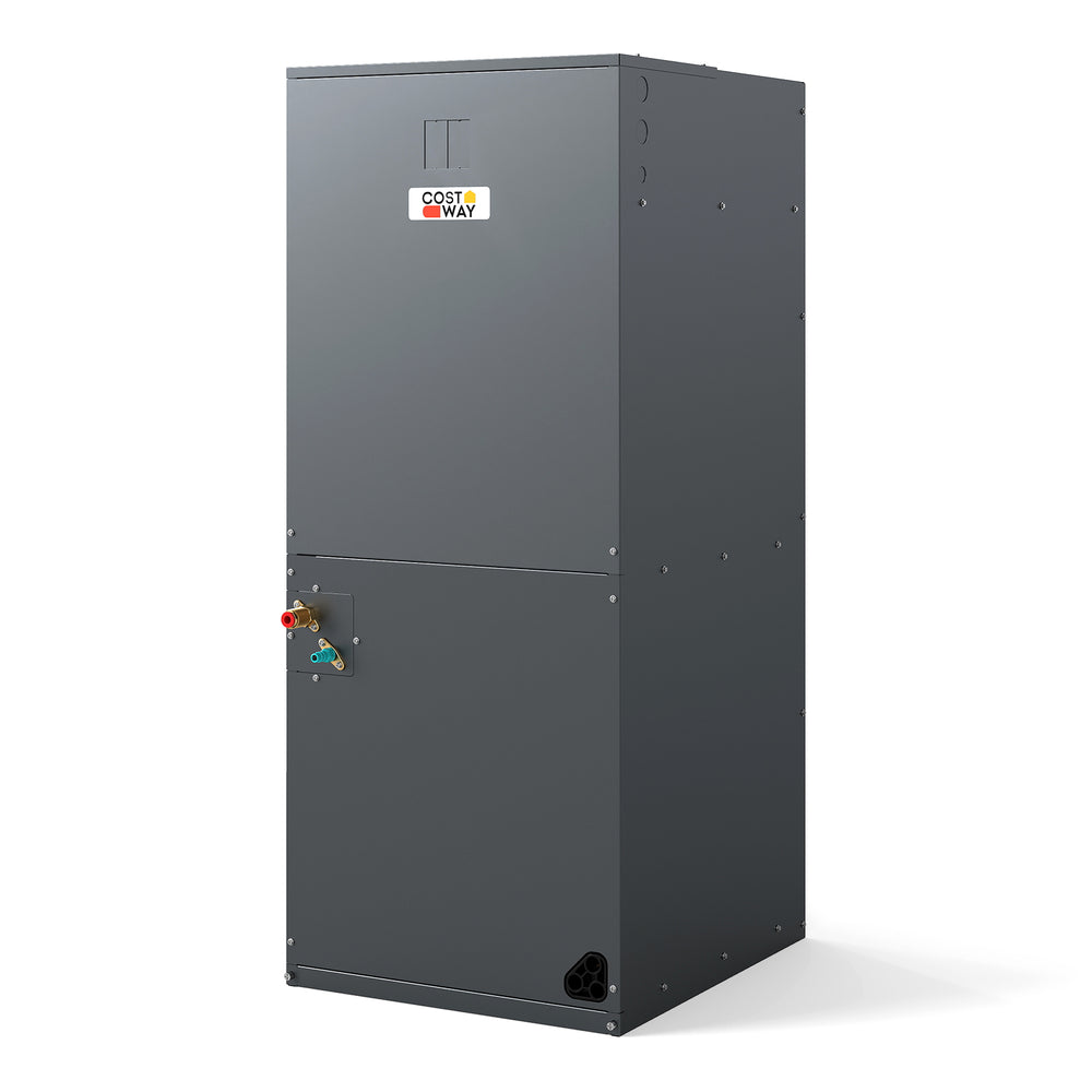 4 to 5 Ton heat pump system with inverter technology, operates down to -4°F, designed for efficient year-round comfort.