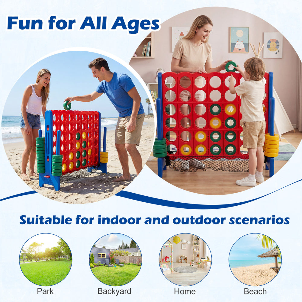 4-to-Score Giant Game Set with Net Storage - Gallery View 9 of 10