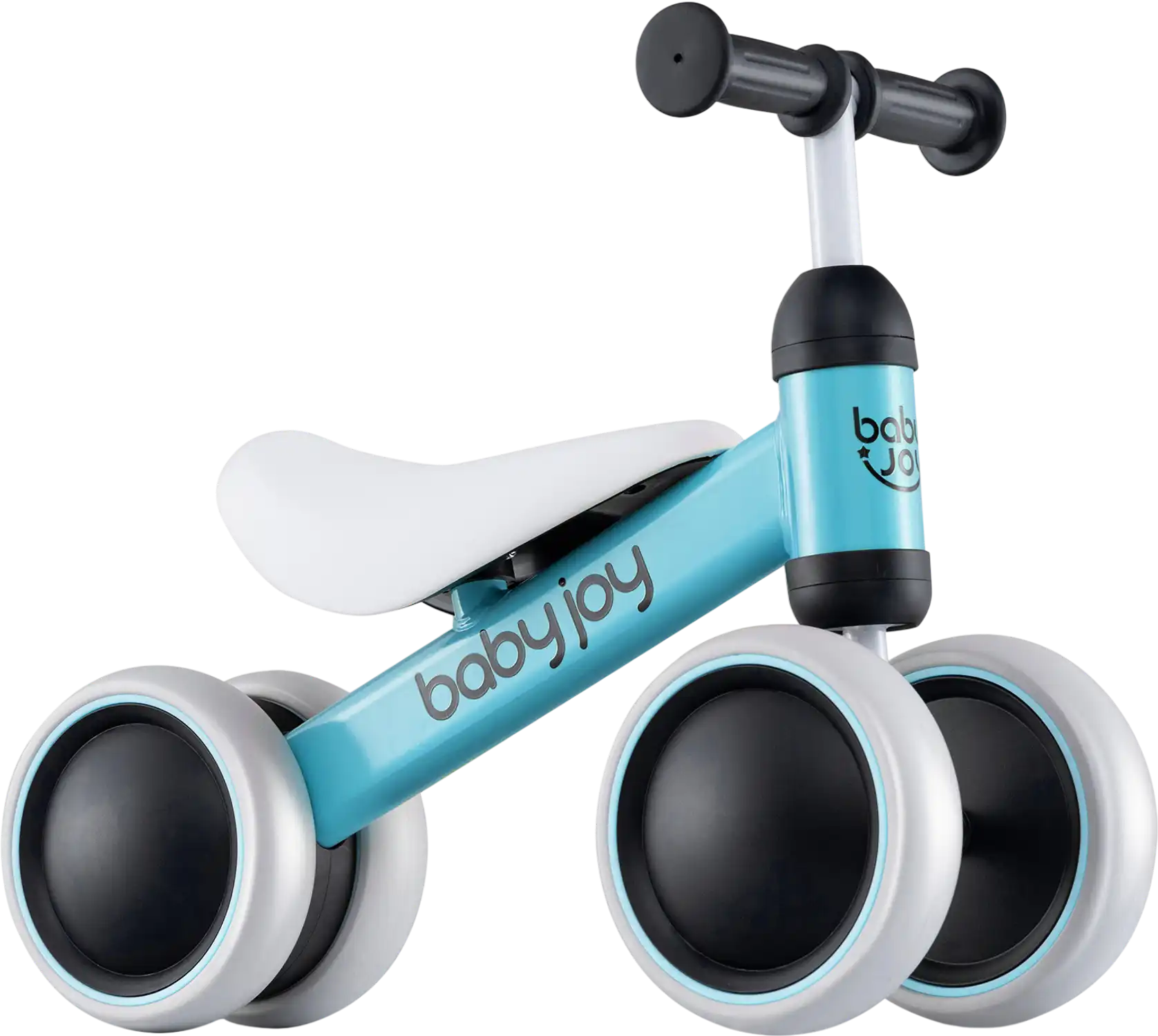 Costway Baby Balance Bike 4-Wheel No Pedal for 2+ Years Old Boys Girls 89540273 New