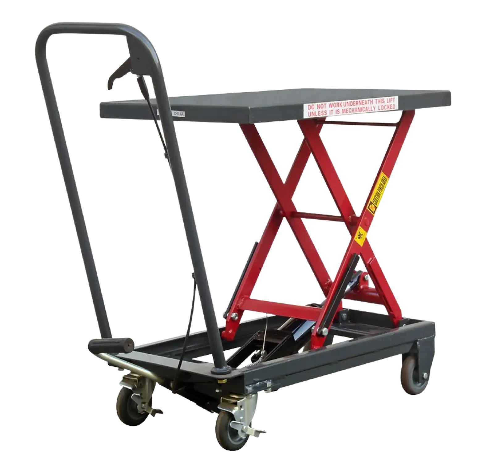 Pake Handling Tools PAKLT01 Hydraulic Manual Scissor Lift Table 500lb Capacity 28