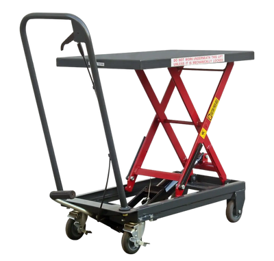 Pake Handling Tools PAKLT01 Hydraulic Manual Scissor Lift Table 500lb Capacity 28
