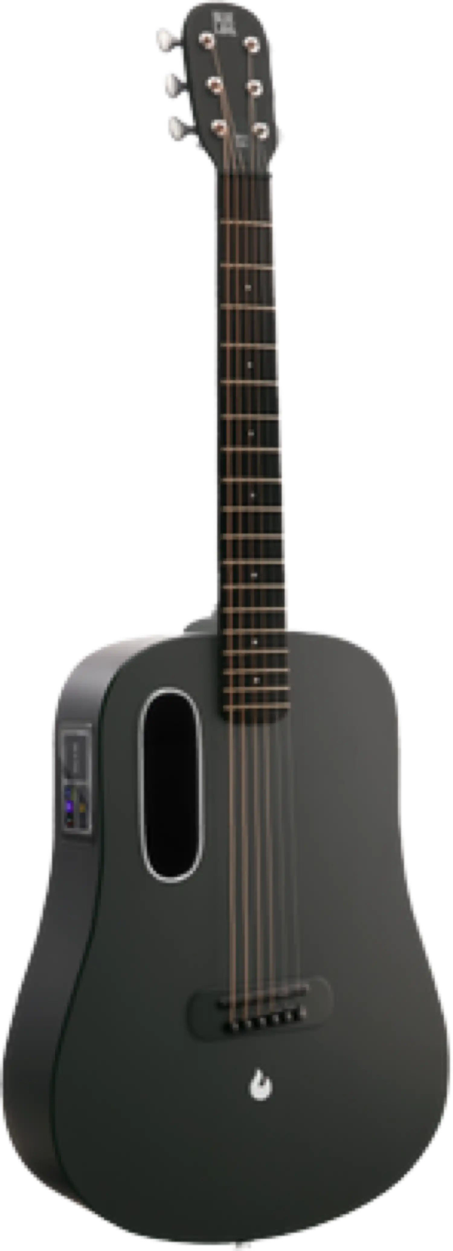 Lava Music Blue Lava Touch 36″ Smart Guitar Midnight Black Open Box