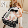 4 in 1 Portable Pack and Play Baby Nursery Center with Bassinet-Purple - Gallery View 1 of 10