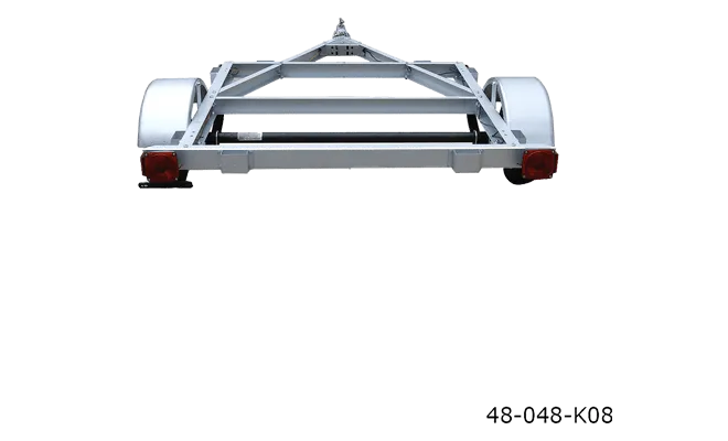 Stirling Open Frame Kit Trailer 4 x 4 ft. 820 lb. Capacity 8" Tires New