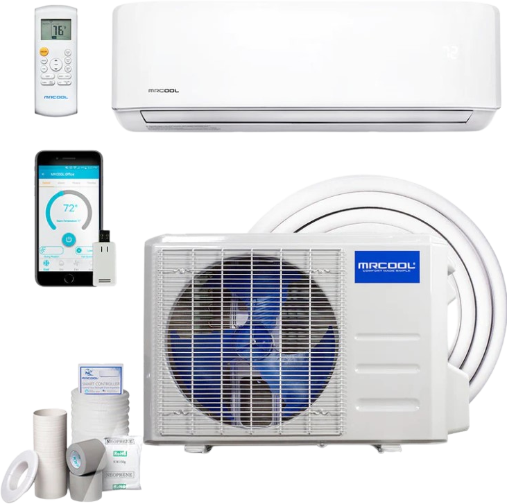 MRCOOL Ductless Mini-Split Air Conditioner & Heater 12,000 BTU 1 Ton 115V Advantage 4th Gen A-12-HP-115C New