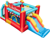 5-in-1 Ice Cream Inflatable Bounce House with Ball Pit and Slide without Blower