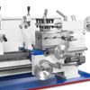 1.5‘’ Spindle Bore Metal Lathe Machine 8'' x 16'' High Precision Brushless Motor Mini 1.5HP Benchtop 0-2500 RPM Variable Speed Metal Working Machine 1.5‘’ Spindle Bore Small Lathe without Stand 0831V