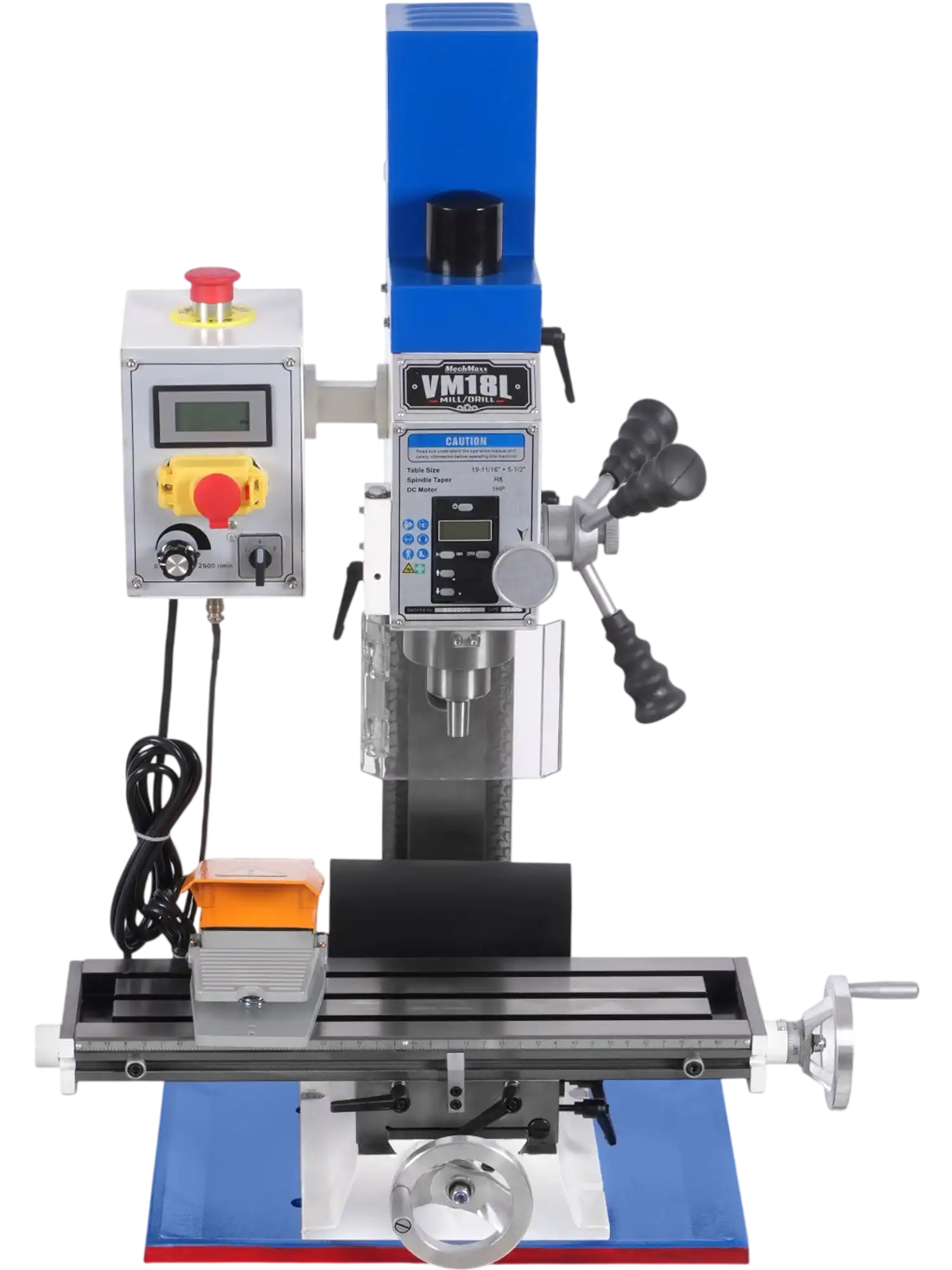 MechMaxx VM18L Mill Drill Machine 6x20