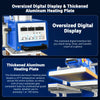 16x24 Inch Commercial Pneumatic Dual Platen Heat Press - Auto Lift Digital Sublimation Transfer Machine with AIRTAC Pneumatic Parts & Adjustable Pressure (110V 2.2HP)