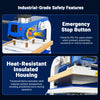 16x24 Inch Commercial Pneumatic Dual Platen Heat Press - Auto Lift Digital Sublimation Transfer Machine with Full Touch LCD Screen & AIRTAC Pneumatic Parts (110V 2.2HP)