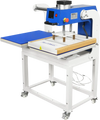 16x24 Inch Commercial Pneumatic Dual Platen Heat Press - Auto Lift Digital Sublimation Transfer Machine with Full Touch LCD Screen & AIRTAC Pneumatic Parts (110V 2.2HP)