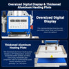 16x24 Inch Commercial Pneumatic Dual Platen Heat Press - Infrared Positioning Auto Lift Sublimation Transfer Machine Digital LCD Control (110V 2.2HP)