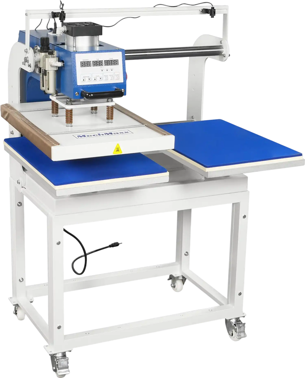 16x24 Inch Commercial Pneumatic Dual Platen Heat Press - Infrared Positioning Auto Lift Sublimation Transfer Machine Digital LCD Control (110V 2.2HP)