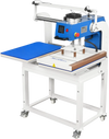 16x24 Inch Commercial Pneumatic Dual Platen Heat Press - Infrared Positioning Auto Lift Sublimation Transfer Machine with Full Touch LCD Screen  (110V 2.2HP)