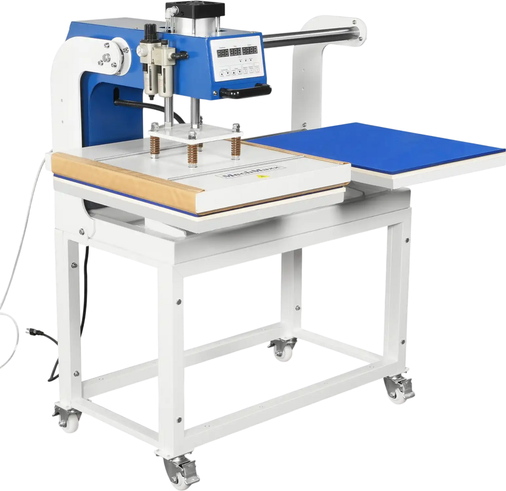 20x24 Inch (50x60cm) Commercial Pneumatic Dual Platen Heat Press Auto Lift Sublimation Transfer Machine with AIRTAC Pneumatic Components (110V 4HP)